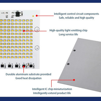 Λάμπα LED Chip 10W 20W 30W 50W 100W SMD 2835 Flood Light Beads AC 220V 230V 240V Led Floodlight Outdoor Lighting Spotlight