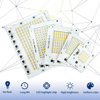 Λάμπα LED Chip 10W 20W 30W 50W 100W SMD 2835 Flood Light Beads AC 220V 230V 240V Led Floodlight Outdoor Lighting Spotlight