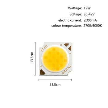 Με δυνατότητα ρύθμισης LED Matrix Spotlight Chip 5W 7W 12W 18W 24W 30W 36W Household COB High Brightness Spotlight Chip δεν χρειάζεται πρόγραμμα οδήγησης