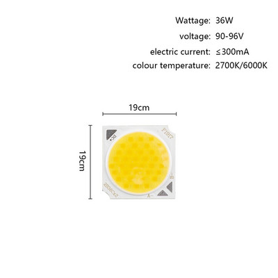 Dimmelhető LED mátrix spotlámpa chip 5W 7W 12W 18W 24W 30W 36W háztartási COB nagy fényerejű spotlámpa chip nem igényel illesztőprogramot