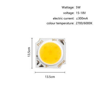 Dimmelhető LED mátrix spotlámpa chip 5W 7W 12W 18W 24W 30W 36W háztartási COB nagy fényerejű spotlámpa chip nem igényel illesztőprogramot