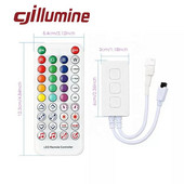 RBGW daljinski upravljač SP611E RGBIC kontroler LED svjetlosne trake Glazbena aplikacija adresabilna WS2811 WS2812 600 piksela SPI LED kontroler