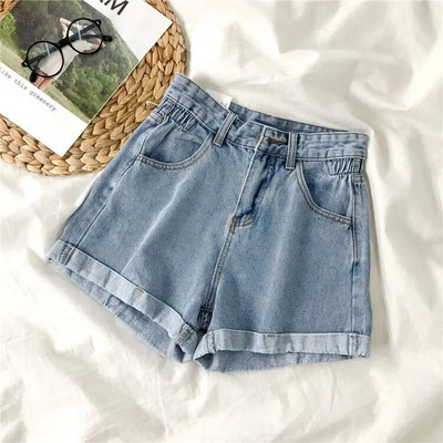 Ženske kratke hlače, korejske, ljetne, s dugmadima, vintage, za slobodno vrijeme, jednostavne, široke, ženske, šik traper kratke, prikladne, najnovije Harajuku 2020.