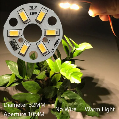 LED 5730SMD 3W 5V svjetiljka u boji Perla rasvjetna ploča Žarulja Okrugla transformacija Izvor svjetla Dia 32MM Zeleno Plavo Crveno Ljubičasto Bijelo svjetlo