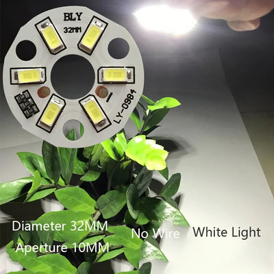 LED 5730SMD 3W 5V svjetiljka u boji Perla rasvjetna ploča Žarulja Okrugla transformacija Izvor svjetla Dia 32MM Zeleno Plavo Crveno Ljubičasto Bijelo svjetlo