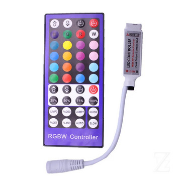 1 бр./лот 40 клавишен RGBW контролер DC12-24V LED лентова светлина 40 клавишен RGBW LED контролер с IR дистанционно управление дропшиппинг