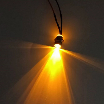 5db 8 mm-es előre bekábelezett LED-ek Izzó Ultra Bright Emitting Dióda jelzőlámpák 3V 5V6V 9V 12V 24V 36V 48V 110V 220V 12mm Paneltartó