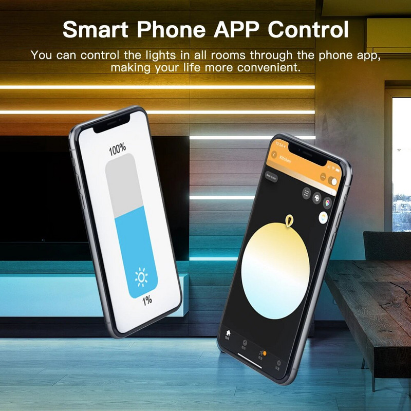 Priguši za zagrijavanje ZigBee 3.0 2 žice CCT/DIM kontroler LED trake Rad sa SmartThings aplikacijom Alexa Smartlife Glasovni RF daljinski upravljač