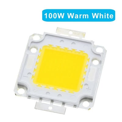 Balta / Šiltai balta 10W 20W 30W 50W 100W LED lemputė Chip DC 12V 36V COB Integruota LED lemputė "Pasidaryk pats" prožektorių prožektorių lemputė