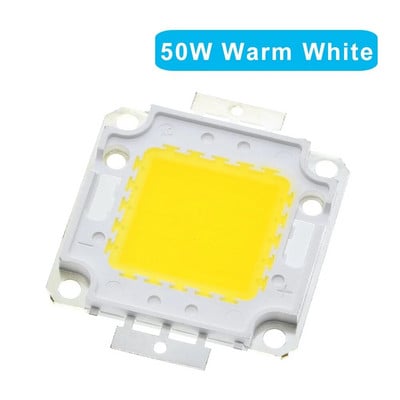 Balta / Šiltai balta 10W 20W 30W 50W 100W LED lemputė Chip DC 12V 36V COB Integruota LED lemputė "Pasidaryk pats" prožektorių prožektorių lemputė