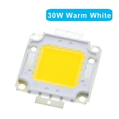 Balta / Šiltai balta 10W 20W 30W 50W 100W LED lemputė Chip DC 12V 36V COB Integruota LED lemputė "Pasidaryk pats" prožektorių prožektorių lemputė