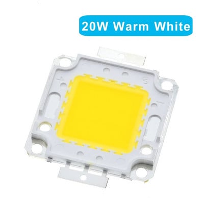 Balta / Šiltai balta 10W 20W 30W 50W 100W LED lemputė Chip DC 12V 36V COB Integruota LED lemputė "Pasidaryk pats" prožektorių prožektorių lemputė