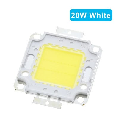 Balta / Šiltai balta 10W 20W 30W 50W 100W LED lemputė Chip DC 12V 36V COB Integruota LED lemputė "Pasidaryk pats" prožektorių prožektorių lemputė