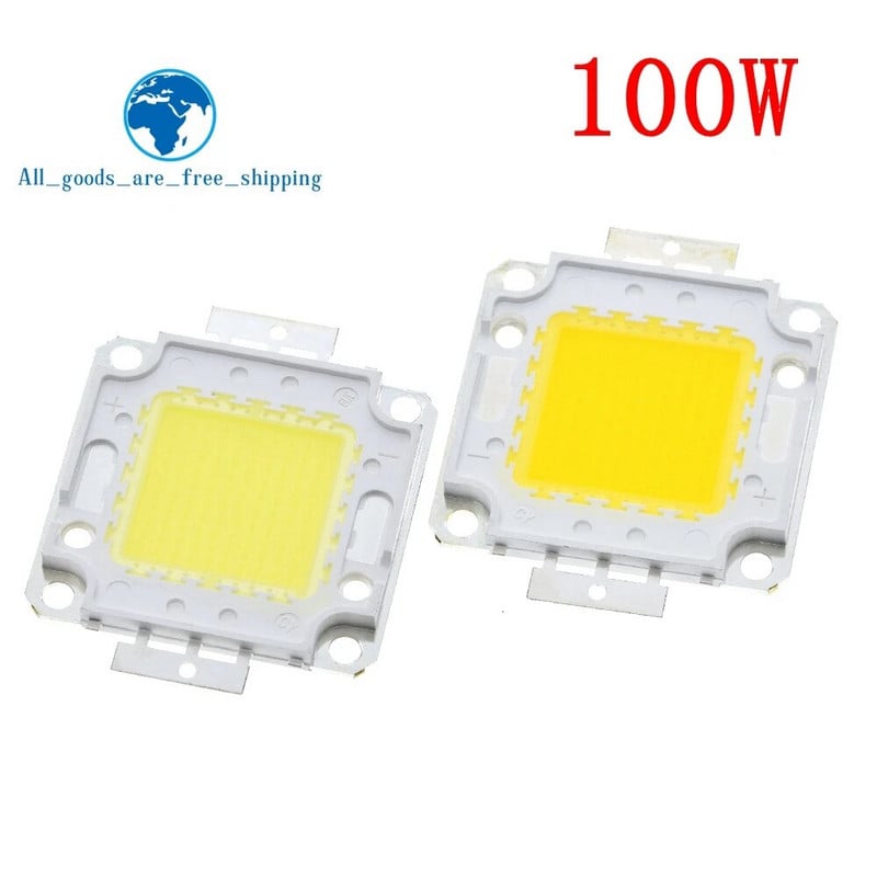 Balta / Šiltai balta 10W 20W 30W 50W 100W LED lemputė Chip DC 12V 36V COB Integruota LED lemputė "Pasidaryk pats" prožektorių prožektorių lemputė
