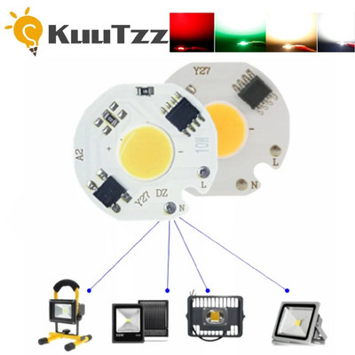 LED COB чип 3W 5W 7W 10W 12W 220V Smart IC Без нужда от драйвер Енергоспестяваща LED крушка чип за прожектор Прожектор Направи си сам осветление