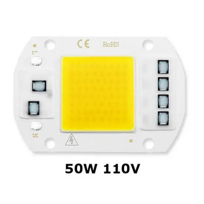 Λάμπα LED COB 10W 20W 30W 50W 3-9W AC 220V Λάμπα LED Δεν χρειάζεται πρόγραμμα οδήγησης Smart IC Led Lamp Bulb For Diy Spotlight Flood φωτισμός