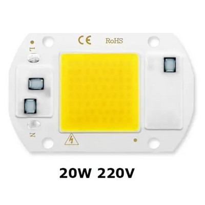 Λάμπα LED COB 10W 20W 30W 50W 3-9W AC 220V Λάμπα LED Δεν χρειάζεται πρόγραμμα οδήγησης Smart IC Led Lamp Bulb For Diy Spotlight Flood φωτισμός