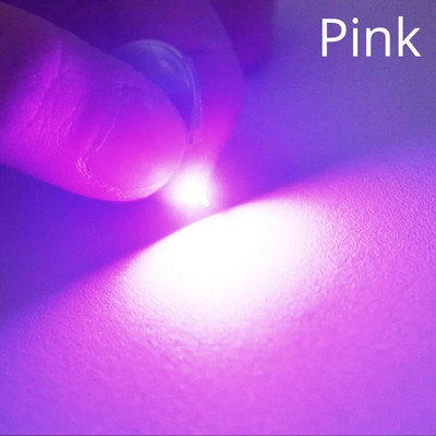 100X 1206 SMD SMT Valge Punane Roheline Sinine Kollane Roosa Oranz Super Bright Chip Light Bead Lamp LED kiirgavad dioodid Atmosfäär