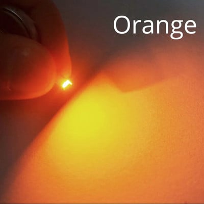 100X 1206 SMD SMT Valge Punane Roheline Sinine Kollane Roosa Oranz Super Bright Chip Light Bead Lamp LED kiirgavad dioodid Atmosfäär