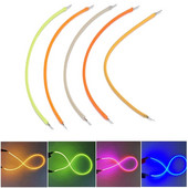 DC3V 130mm 300mm alb 5 buc Edison bec cu filament Piese lampi LED Cip Accesorii pentru lumina incandescenta Diode Filament flexibil