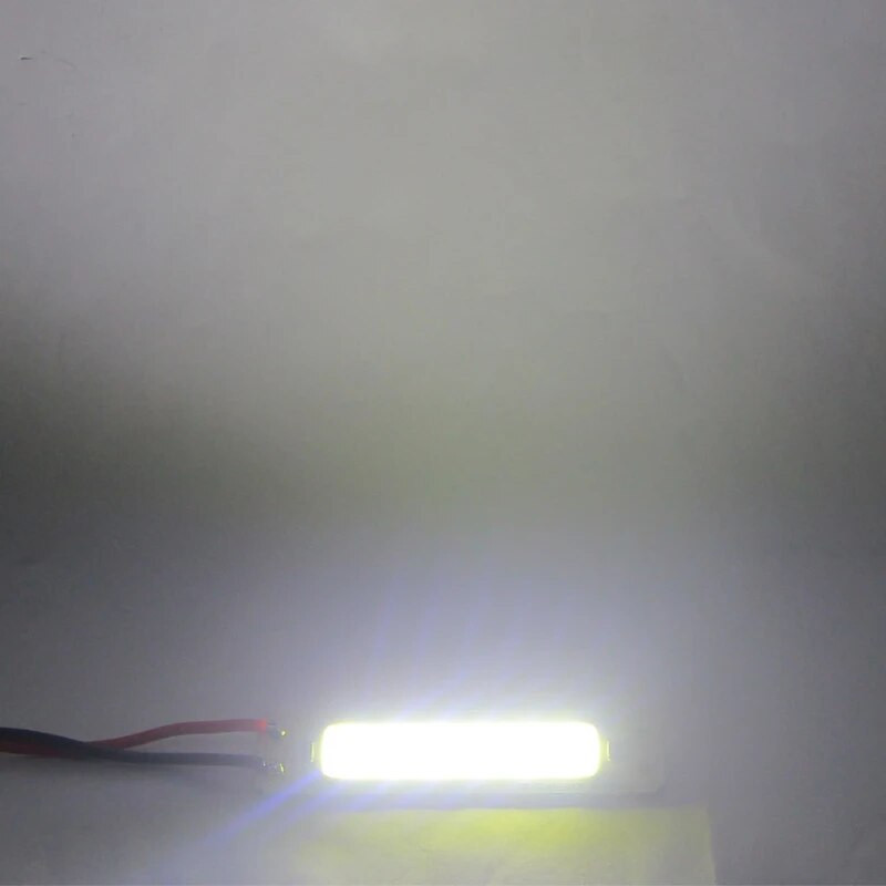 Šviesus mažas LED 5 voltų juostelė, maža sriegis USB šviesos šaltinio lemputės juostiniai vamzdeliai taškiniai COB žibintai, DIY DC 5V 2W lempos diodas