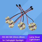LED visoke svjetline 3W 4W 5W Topla bijela lampa Perla rasvjetna ploča Žarulja Okrugli izvor svjetla