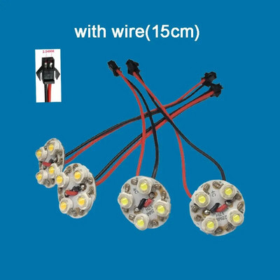 LED visoke svjetline 3W 4W 5W Topla bijela lampa Perla rasvjetna ploča Žarulja Okrugli izvor svjetla
