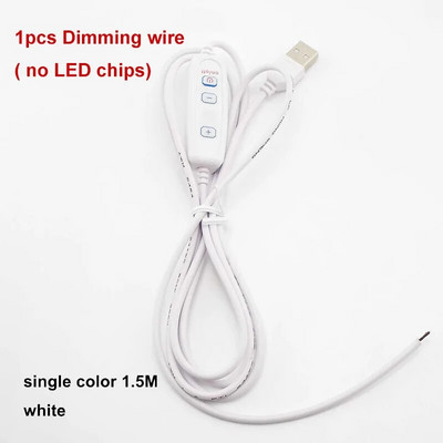 4W 5W 12W pakaitinis LED šviesos lustas Šaltinis DC 5V usb Pritemdomas LED baltas šiltas karoliukas paviršius naktinis lemputė SMD 5730 DIY lemputės apšvietimas
