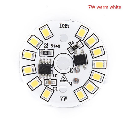 Λάμπα LED 220V Patch Λάμπα SMD Plate Circular Module Πλάκα πηγής φωτός για φως λαμπτήρα