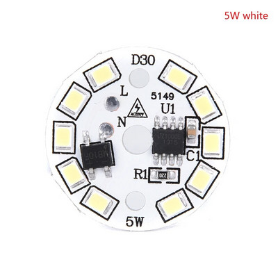 Λάμπα LED 220V Patch Λάμπα SMD Plate Circular Module Πλάκα πηγής φωτός για φως λαμπτήρα
