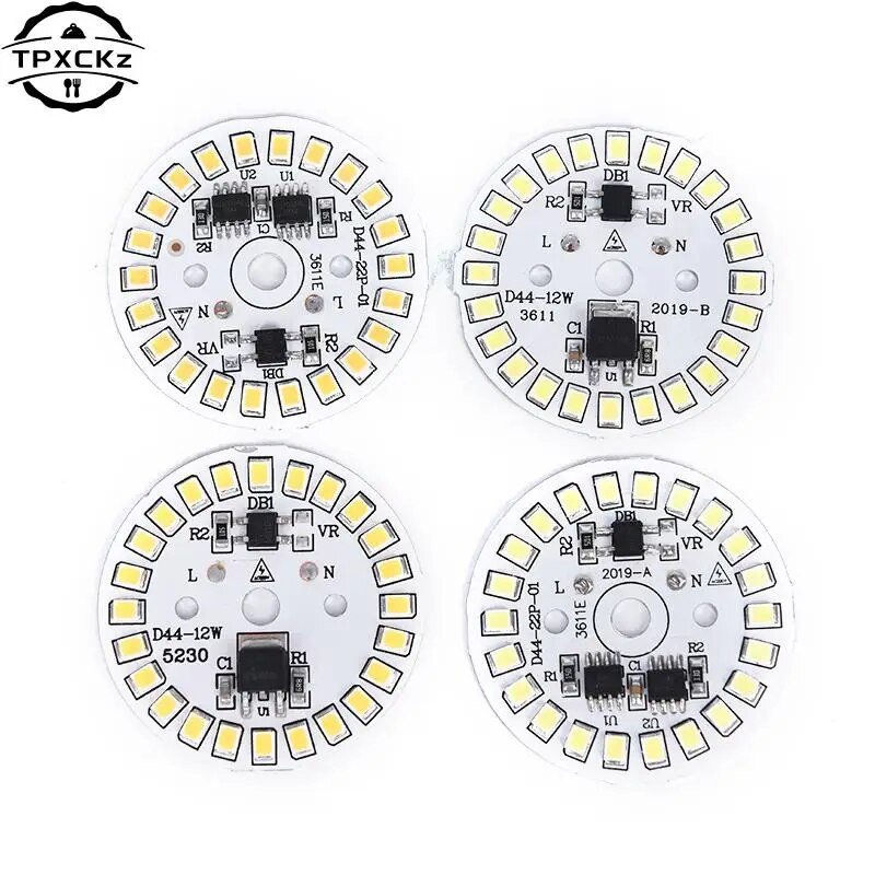 Λάμπα LED 220V Patch Λάμπα SMD Plate Circular Module Πλάκα πηγής φωτός για φως λαμπτήρα