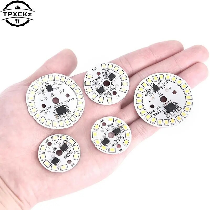 Λάμπα LED 220V Patch Λάμπα SMD Plate Circular Module Πλάκα πηγής φωτός για φως λαμπτήρα