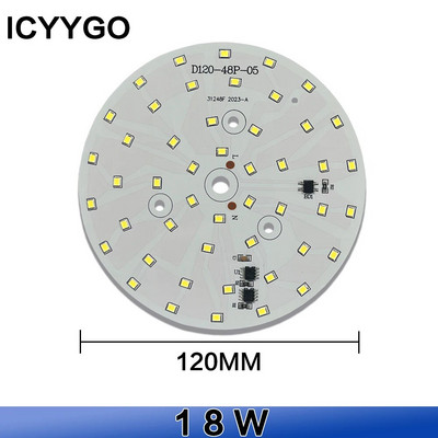 1 DB illesztőprogram-mentes LED-es lámpatábla 18W 15W 12W 9W 7W 5W 3W SMD 2835 Chip AC 220V-240V LED alsó lámpa világítás spotlámpa