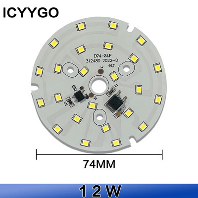 1 DB illesztőprogram-mentes LED-es lámpatábla 18W 15W 12W 9W 7W 5W 3W SMD 2835 Chip AC 220V-240V LED alsó lámpa világítás spotlámpa