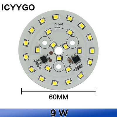 1 DB illesztőprogram-mentes LED-es lámpatábla 18W 15W 12W 9W 7W 5W 3W SMD 2835 Chip AC 220V-240V LED alsó lámpa világítás spotlámpa