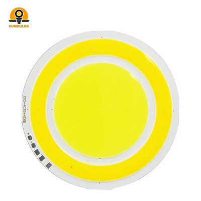 Nauja parduotuvės reklama 82 mm apvalus dvigubos spalvos LED COB diodas 12V 3000K 6500K 4w, skirtas pasidaryk pats vidaus lauko lemputei