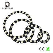 1db DC5V WS2812 5050 RGB LED kerek gyűrű 1 8 12 16 24 bites SMD5050 RGB LED színes lámpa okos integrált meghajtókkal