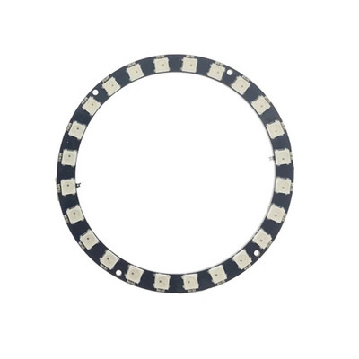 1db DC5V WS2812 5050 RGB LED kerek gyűrű 1 8 12 16 24 bites SMD5050 RGB LED színes lámpa okos integrált meghajtókkal