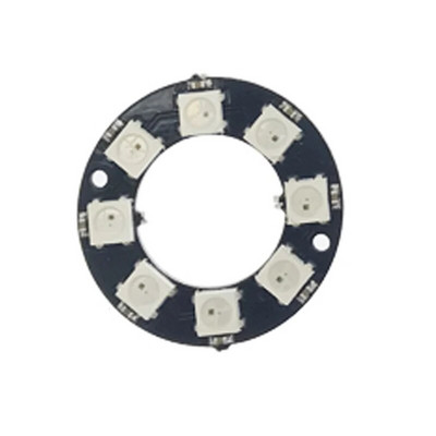 1db DC5V WS2812 5050 RGB LED kerek gyűrű 1 8 12 16 24 bites SMD5050 RGB LED színes lámpa okos integrált meghajtókkal