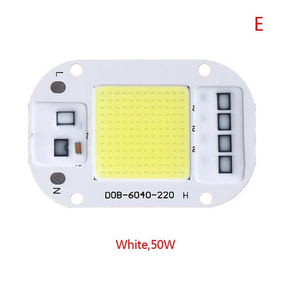 LED чип 20W 30W 50W AC110 220V Smart COB лампа Beads LED лампа без драйвер Направи си сам Lampada Външна чип светлина Прожектор Прожектор