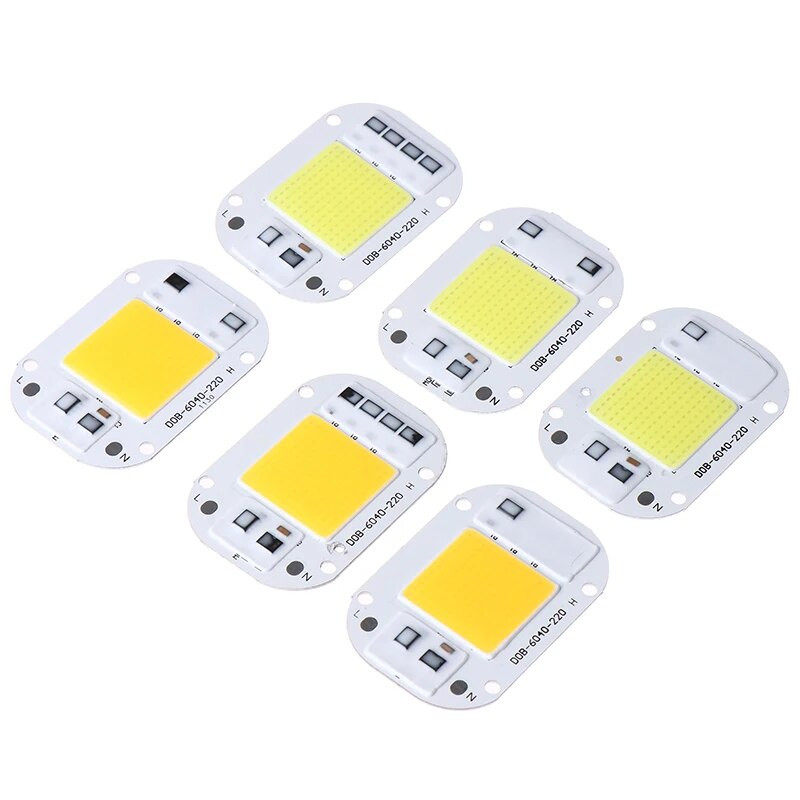 LED чип 20W 30W 50W AC110 220V Smart COB лампа Beads LED лампа без драйвер Направи си сам Lampada Външна чип светлина Прожектор Прожектор