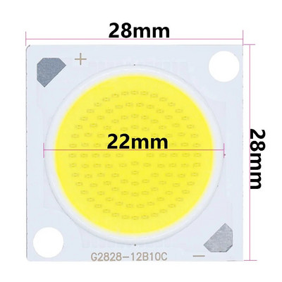 LED Chip 60W 30-32V Super Power LED COB izzó 28MM 1500mA LED lámpához Spotlámpa Alsó lámpa hideg fehér melegfehér