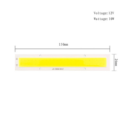 6V 12V COB LED120 × 20mm Chip 10W Square Ultra Bright LED Matrix 12V Modul Chip Autó, Működő, Beltéri Környezeti Fény DIY Design