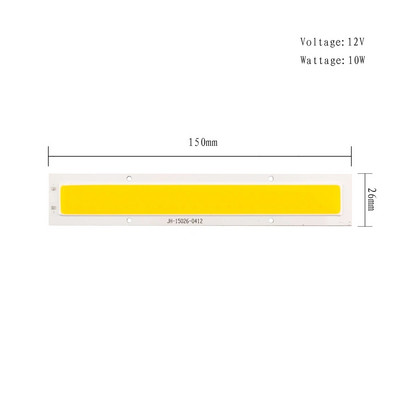 6V 12V COB LED120 × 20mm Chip 10W Square Ultra Bright LED Matrix 12V Modul Chip Autó, Működő, Beltéri Környezeti Fény DIY Design