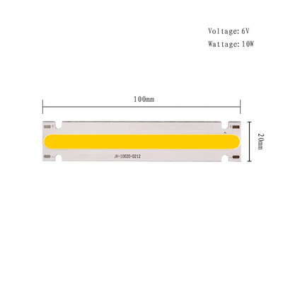 6V 12V COB LED120 × 20mm Chip 10W Square Ultra Bright LED Matrix 12V Modul Chip Autó, Működő, Beltéri Környezeti Fény DIY Design