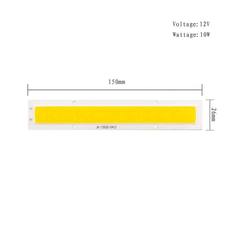 6V 12V COB LED120 × 20mm Chip 10W Square Ultra Bright LED Matrix 12V Modul Chip Autó, Működő, Beltéri Környezeti Fény DIY Design