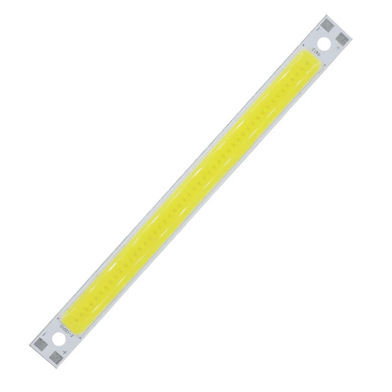 DC9-11V vagy 12V 200x10mm 120x10mm 50x7mm fénykibocsátó dióda 12W 6W 3W1000-1500LM COB LED szalaglámpa COB csíkok lámpa hideg fehér