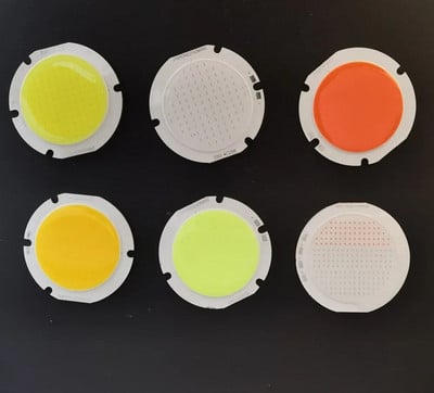 50 mm RGB LED COB svjetlo Chip Module 12 V Okrugla na ploči 50 W žarulja Led bijela plava crvena zelena svjetiljka za prigušivanje rasvjete dekoracije