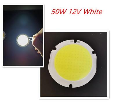 50 mm RGB LED COB svjetlo Chip Module 12 V Okrugla na ploči 50 W žarulja Led bijela plava crvena zelena svjetiljka za prigušivanje rasvjete dekoracije