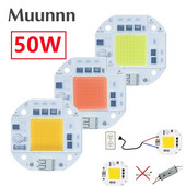 AC220V LED COB CHIP Bez zavarivanja 20W 30W 50W 110V Puni spektar Rast biljaka hladno bijela topla bijela svjetleća dioda LED matrica